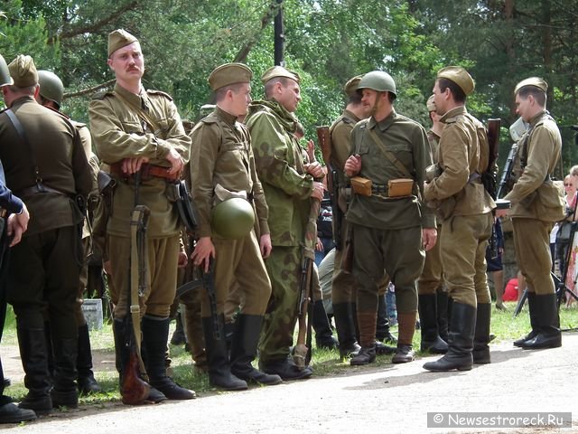 Военно-историческая реконструкция  Выборгской операции 1944 года