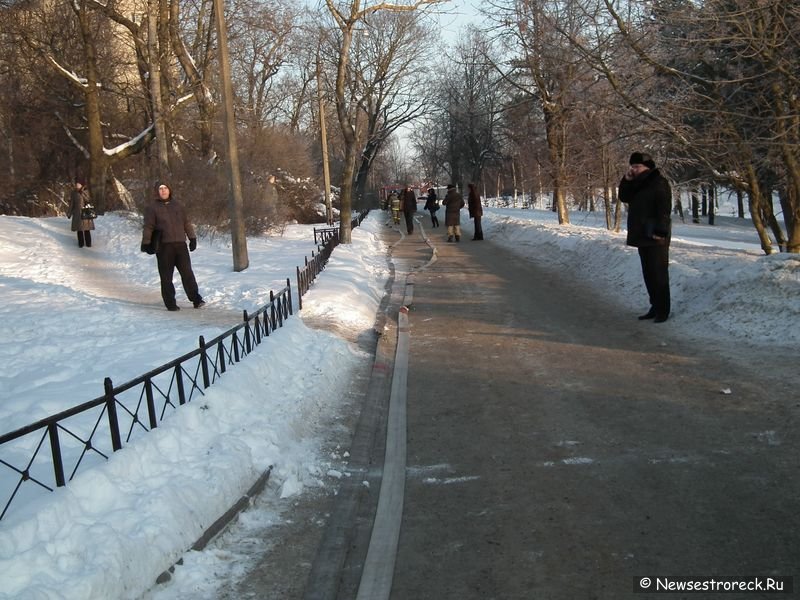 Сестрорецк взрывался и горел