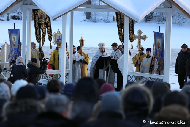 Православные отметили Крещение в Сестрорецке