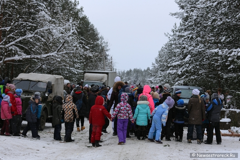 Реконструкция посвященная, 70 годовщине снятия блокады Ленинграда