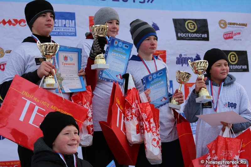 В Сестрорецке состоялся турнир по волейболу на снегу «Snow Volley Christmas-2015»