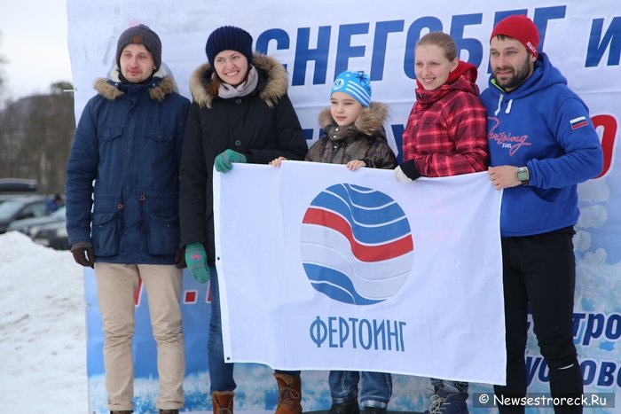 В Сестрорецке прошли легкоатлетические соревнования «Снегоход» и «Снегобег»