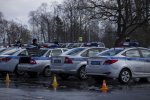 В Сестрорецке прошел строевой смотр автотранспорта ОМВД